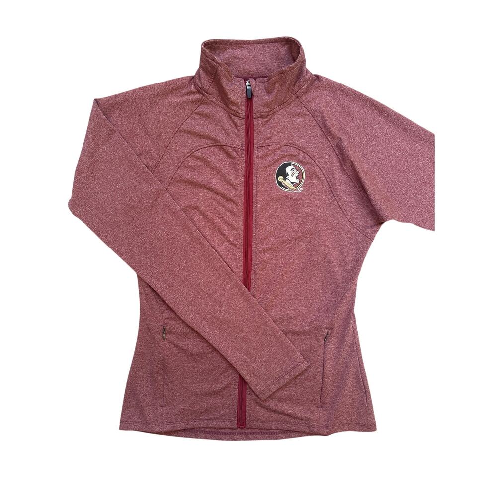 Rivalry Threads 91 FSU Seminoles Garnet Full Zip Women's Jacket M